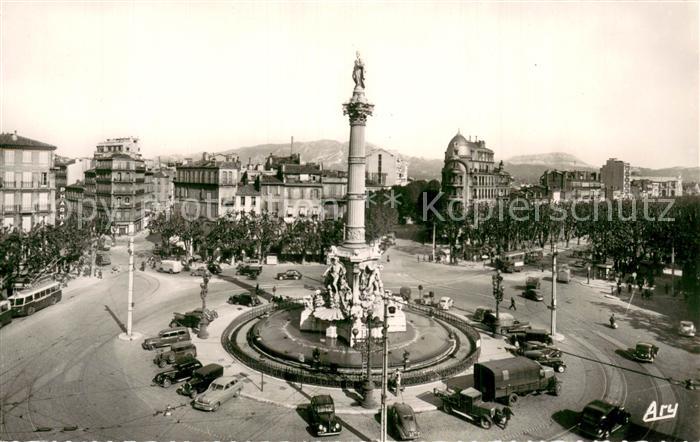 Marseille 13 Place Castellane et Fontaine Cantini