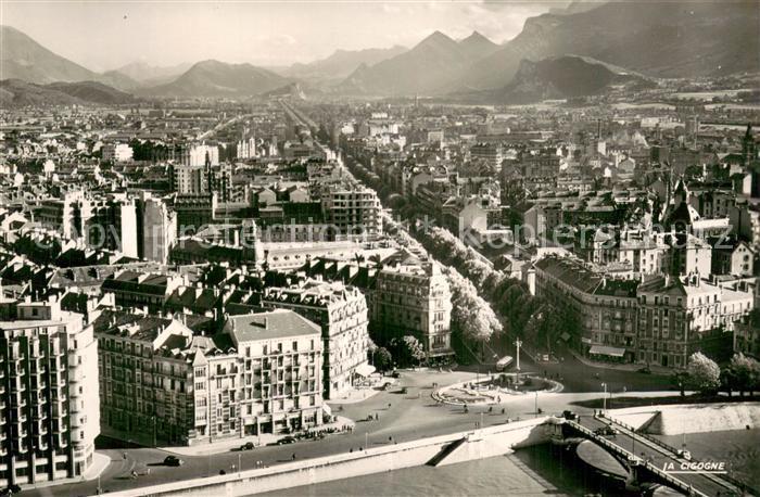 Grenoble 38 Vue generale Place de la Bastille