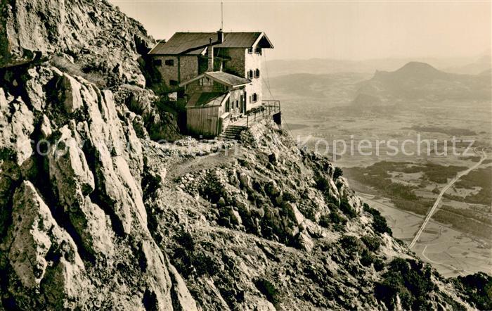 Reichenhaller Haus 1750m Hochstauffen mit Blick nach Salzburg