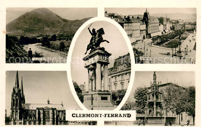 Clermont 63-Ferrand Plateau de la Baroque La Place de Jaude La Statue de Verting