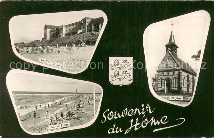 Le Home-sur-Mer Merville-Franceville-Plage 14 Le Gai Sejour Sur la Plage Eglise