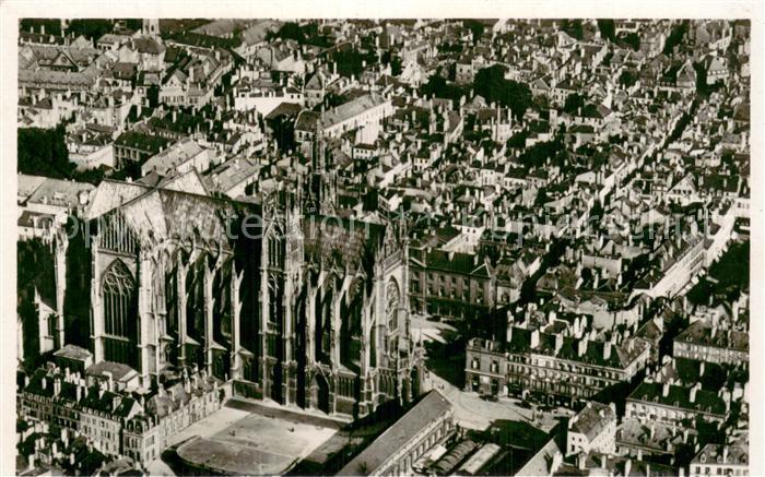Metz  57 Moselle La Cathedrale Vue aerienne