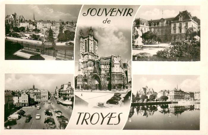 Troyes 10 Jardin de la Prefecture Hotel Cathedrale Saint Pierre Place de l’Hotel