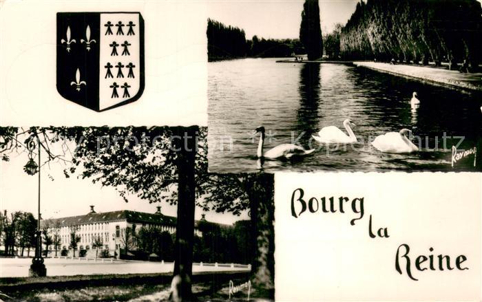 Bourg-la-Reine Les Cygnes du Parc de Sceaux Le Lycee Lakanal