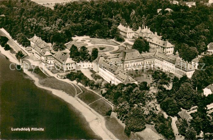 Pillnitz Dresden Lustschloss Pillnitz Fliegeraufnahme