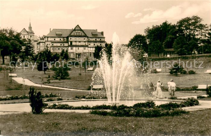 Oberhof Thueringen Ernst Thaelmann Haus Fontaene