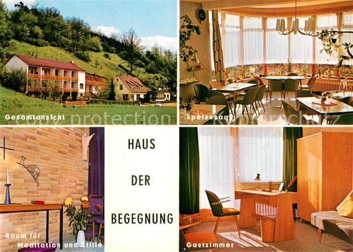 Rotenburg Fulda Haus der Begegnung Speisesaal Meditationsraum Gastzimmer