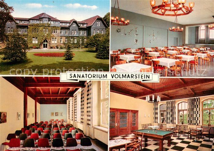 Volmarstein Sanatorium Volmarstein Speisesaal Billardzimmer Veranstaltungsraum