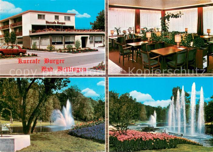 Bad Bellingen Kurcafe Burger Gaststube Park Fontaene
