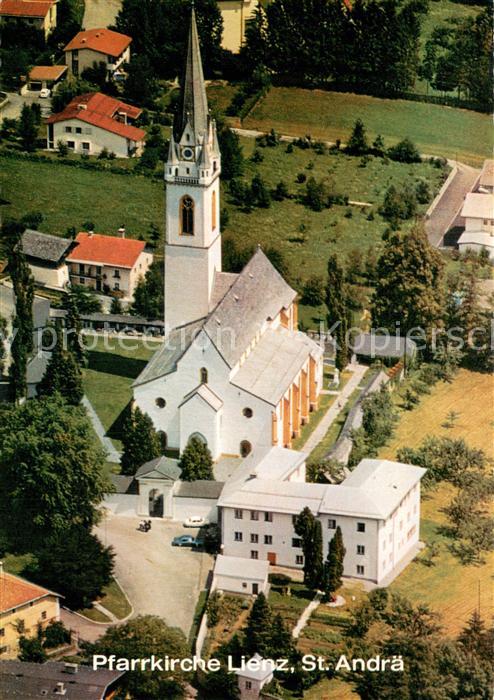 St Andrae Pfarrkirche Lienz Fliegeraufnahme