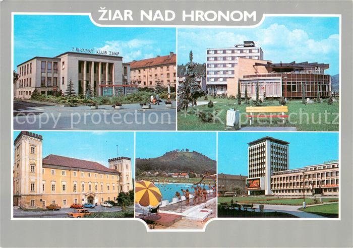 Ziar nad Hronom pov obec sa spomina mesteckom Uchovane historicke pamiatky pocha