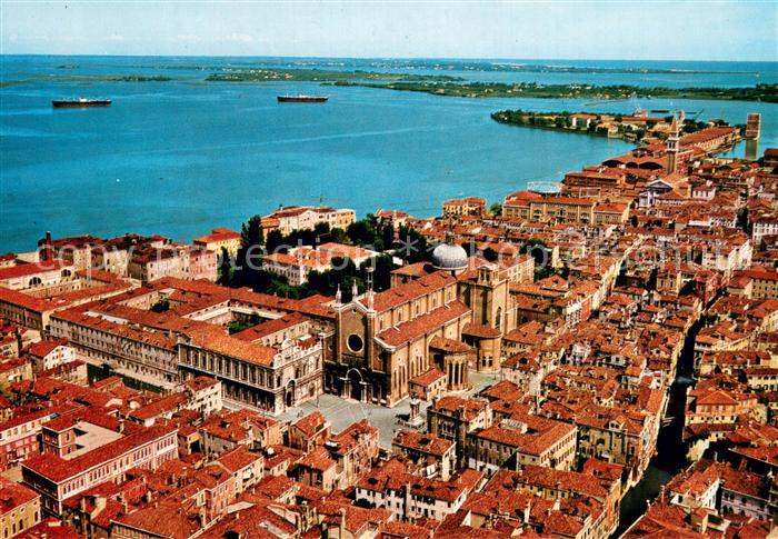 Venezia Venedig Veduta aerea Basilica S Giovanni e Paolo