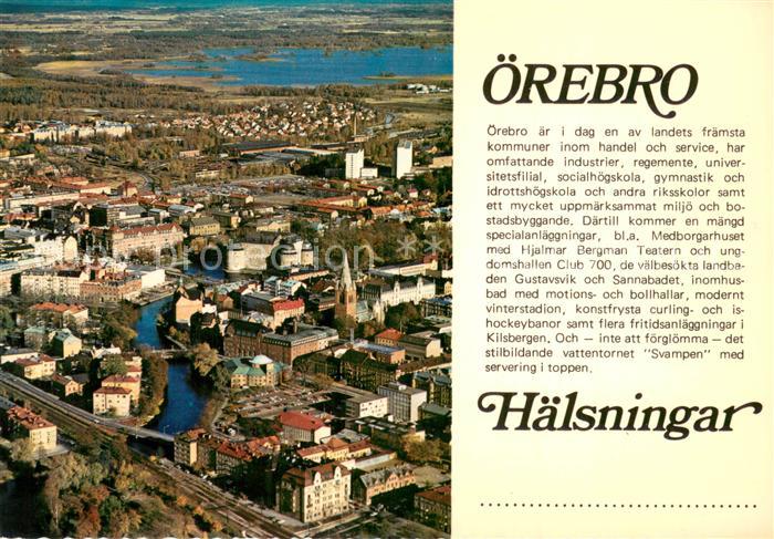 oerebro Sweden Fliegeraufnahme