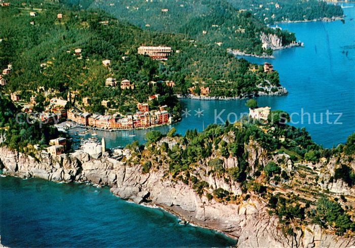 Portofino Liguria Golfo del Tigullio Fliegeraufnahme