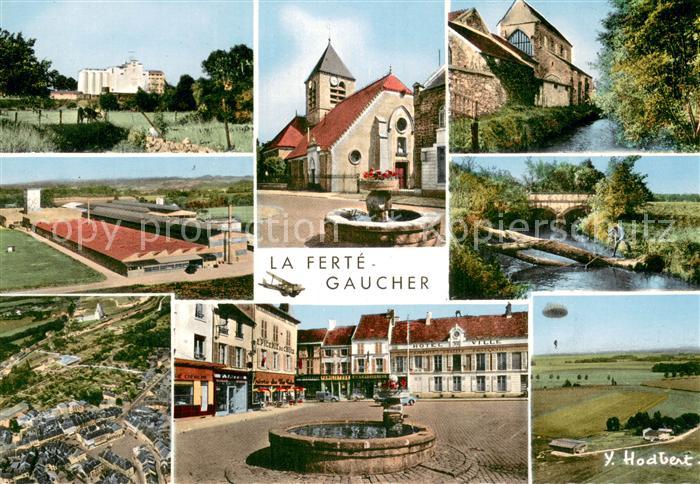 La Ferte-Gaucher Le silo l’Eglise Saint Romain le Prieure l’Usine de Ceramique l