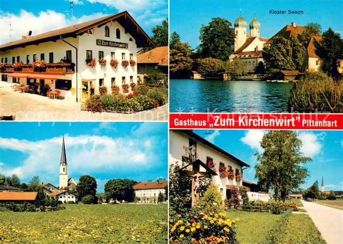 Pittenhart Gasthaus Zum Kirchenwirt Kloster Seeon Kirche