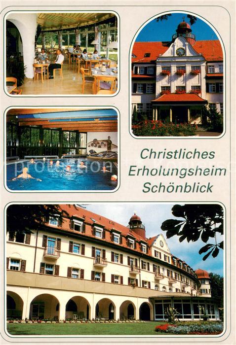 Rehnenhof Christl Erholungsheim Schoenblick Gastraum Hallenbad Park