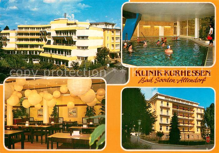 Bad Sooden-Allendorf Klinik Kurhessen Gastraum Hallenbad