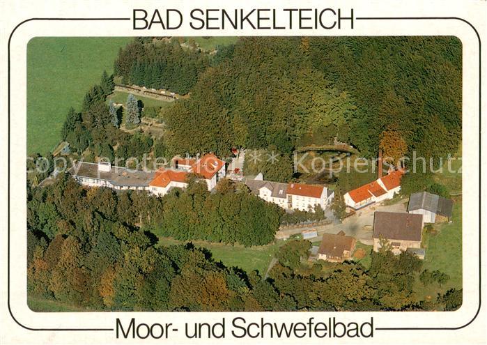 Bad Senkelteich Moor und Schwefelbad Rehaklinik Kurhotel Fliegeraufnahme