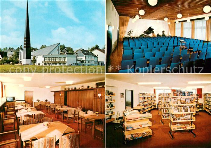 Bad Woerishofen Ev Erloeserkirche mit Gemeindezentrum und Buecherei