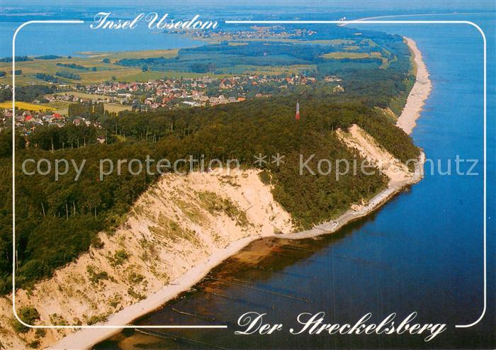 Koserow Ostseebad Usedom Fliegeraufnahme mit Streckelsberg