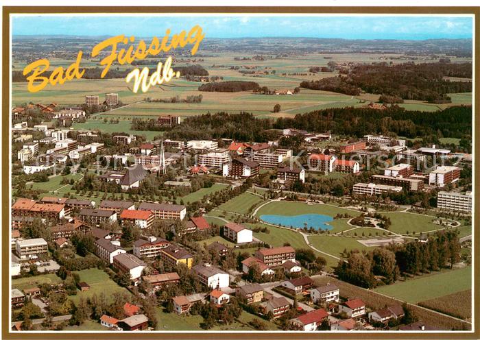 Bad Fuessing Fliegeraufnahme mit Freizeitpark und Kurpark