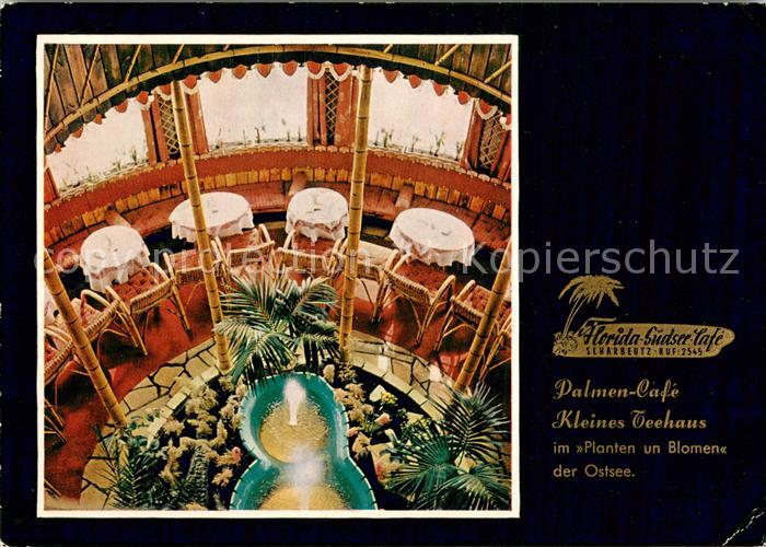 Scharbeutz Ostseebad Florida Ferienparadies Palmen Cafe Suedseebar Kleines Teeha