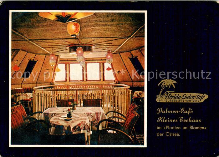 Scharbeutz Ostseebad Florida Ferienparadies Palmen Suedseebar Kleines Teehaus