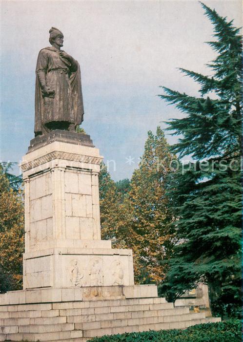 Tbilisi Tiflis Georgia Denkmal Schota Rustavel