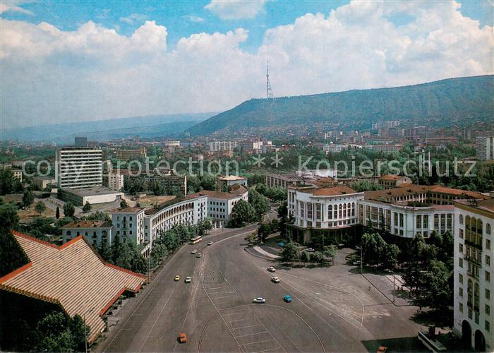 Tbilisi Tiflis Georgia Blick auf die Strasse V.I.Lenina