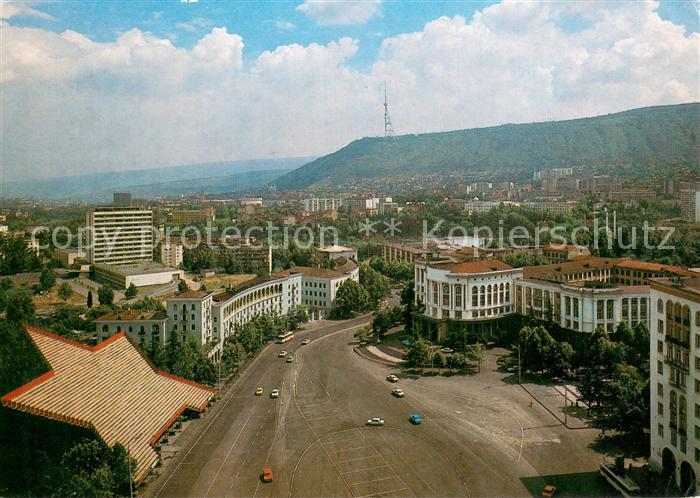 Tbilisi Tiflis Georgia Blick auf die Strasse Lenin