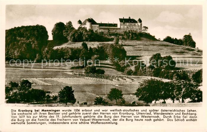 Memmingen Bayern Die Kronburg