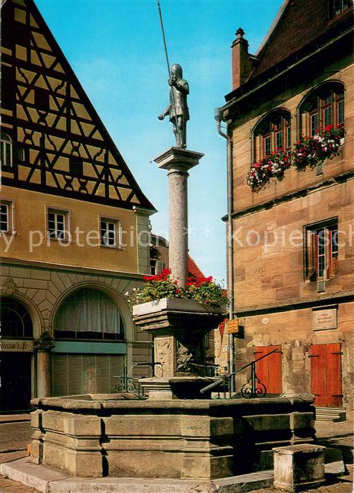 Weissenburg  Bayern Schweppermann Brunnen
