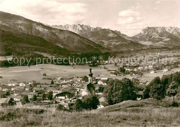 Reit Winkl mit Wlldem und Zahmen Kaiser