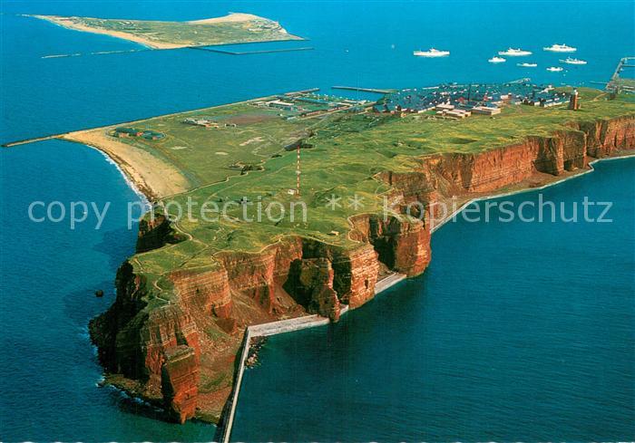 HELGOLAND Insel Schleswig-Holstein Fliegeraufnahme von Westen