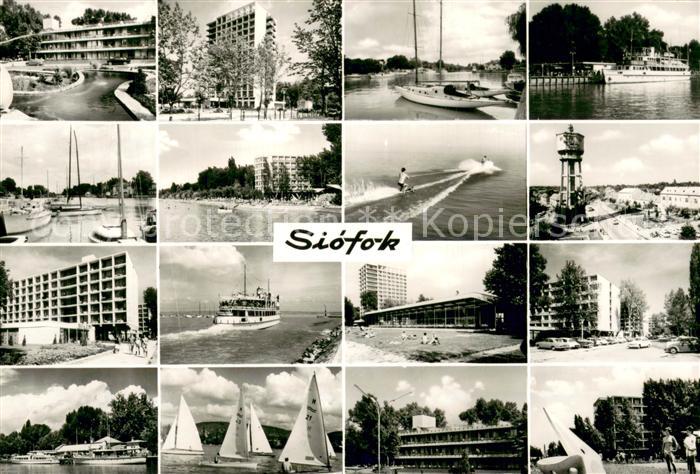 Siofok Teilansichten Ortspartien Hafenpartien