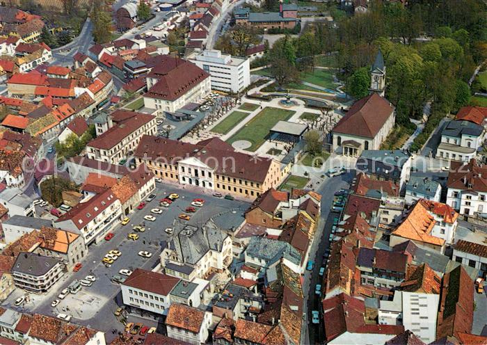 Bad Duerkheim Oberer Kurpark mit Kurhaus Kurparkhotel und Ostertagbrunnen Fliege