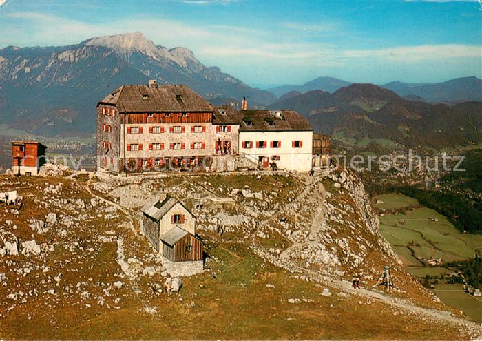 Watzmannhaus mit Untersberg