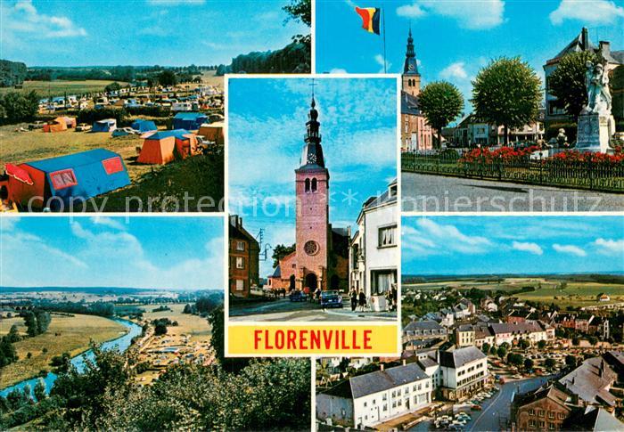 Florenville Camping Kirche Park Panorama