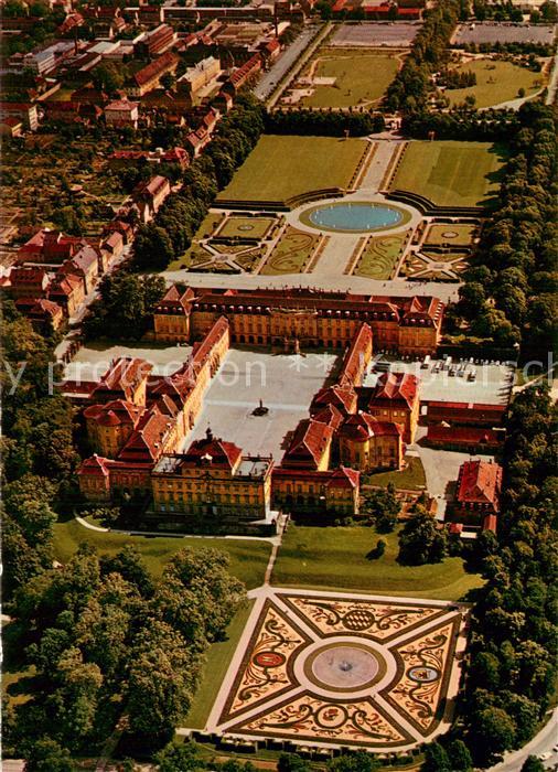 Ludwigsburg Wuerttemberg Schloss Ludwigsburg mit Gartenschau Bluehendes Barock