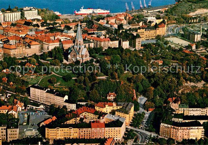 Stockholm Sofia Kyrka Fliegeraufnahme