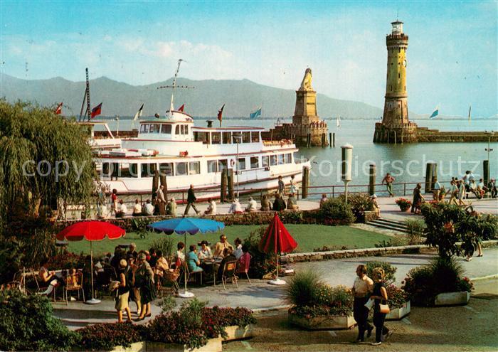 Lindau Bodensee Hafenpartie Faehre