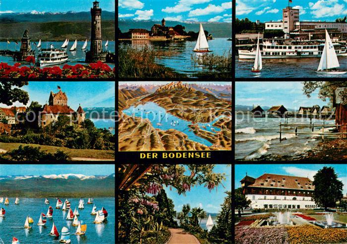 Bodensee Region Hafenpartien Schloss Fliegeraufnahme Strandweg Hotel