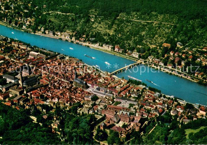 Heidelberg Neckar Fliegeraufnahme