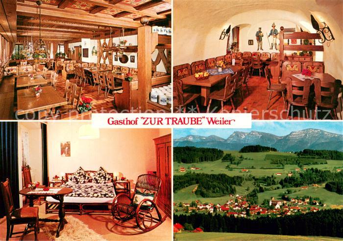 Weiler Allgaeu Gasthof Zur Traube Weler Gastraeume Zimmer Panorama