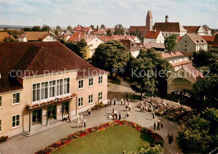 Bad Woerishofen Kurhaus mit Pfarrkirche und Klosterkirche