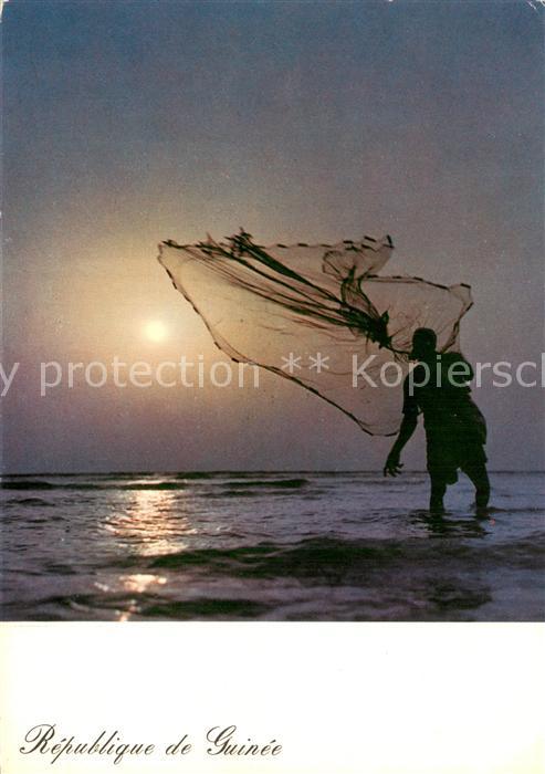 Guinee Guinea La Peche a l'Epervier