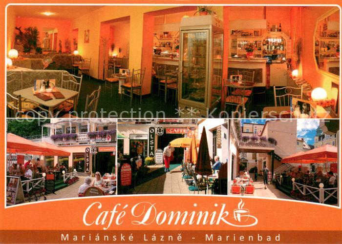 Marianske Lazne Cafe Dominik Gastraeume Terrasse