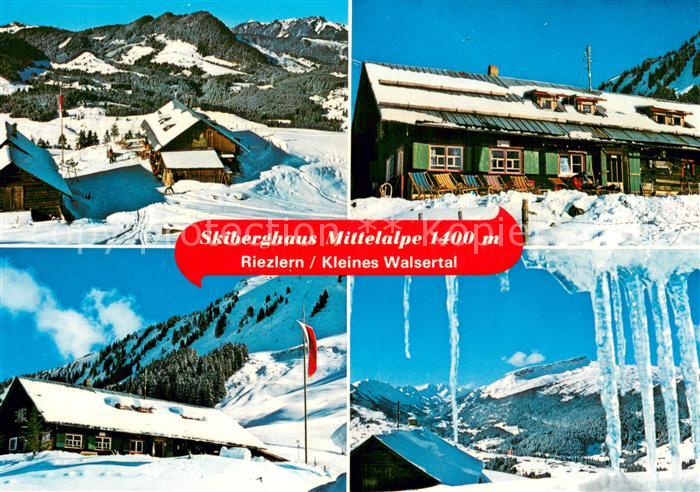 Riezlern Kleinwalsertal Vorarlberg Skiberghaus Mittelalpe Panorama Eiszapfen