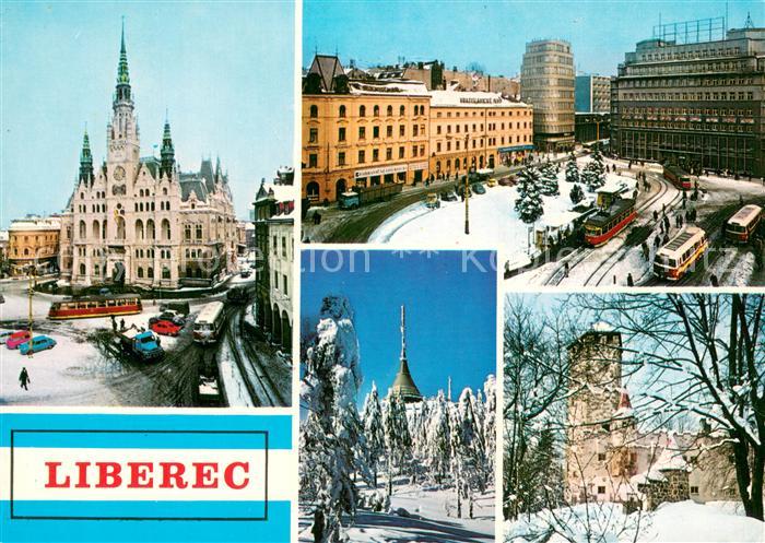 Liberec Reichenberg Radnice Namesti Klementa Gottwalda Jested Liberecka vysina